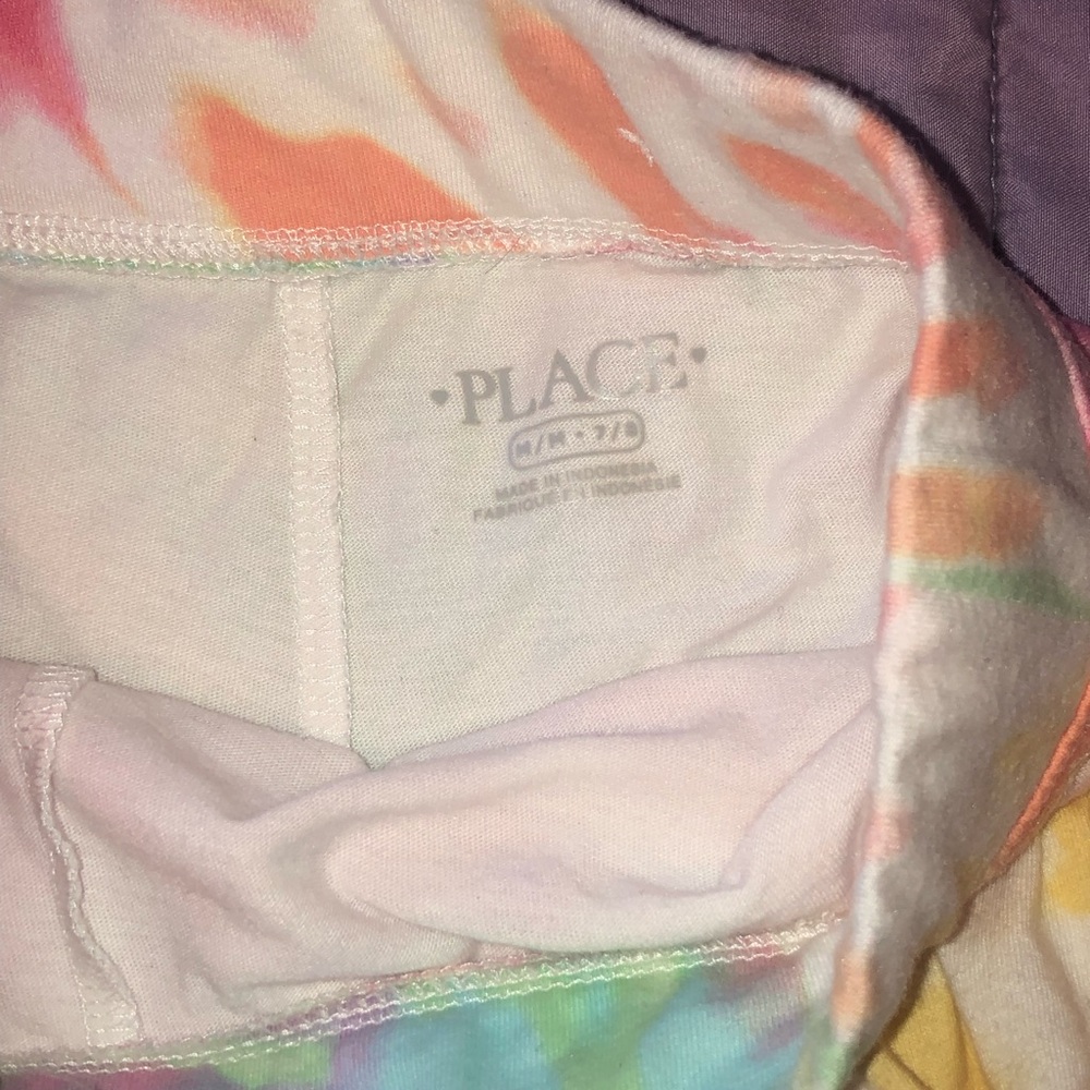 Tie-Dye Ruffle Mini Skorts - Picture 4 of 4